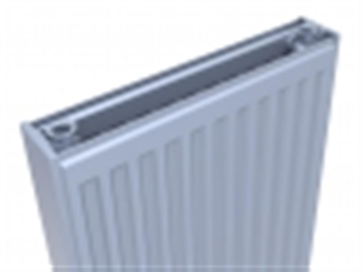 Henrad Alto 11 HxL=1800x400 (1/26) 952W (75/65/20) wit RAL9016 , aansluiting: midden